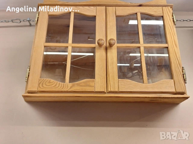 Винтидж витринка за стена , снимка 6 - Секции и витрини - 53772711
