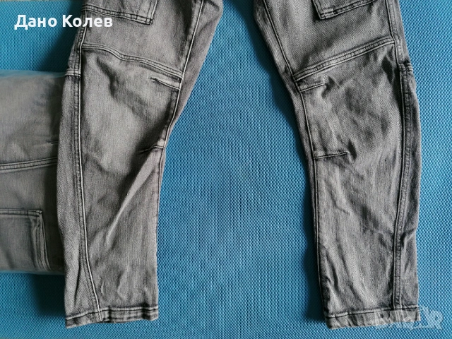 Мъжки Slim Cargo Jeans [H&M] [Размер: 28/30] [Цвят: Сив], снимка 7 - Дънки - 53882791