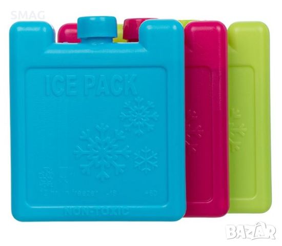Цветни охладителни елементи за хладилна чанта 100мл - 3 бр, снимка 1 - Хладилни чанти - 46386381