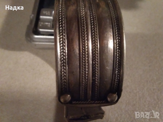 Дамска сребърна гривна, снимка 4 - Гривни - 52204237