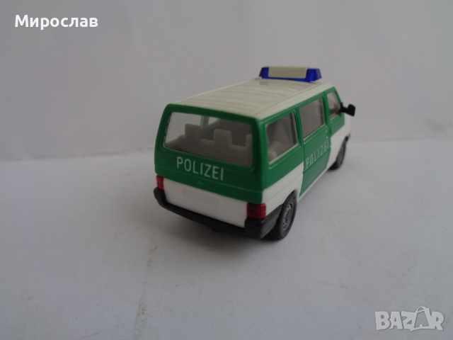  HERPA 1:87 H0 VW TRANSPORTER ПОЛИЦИЯ КОЛИЧКА ИГРАЧКА МОДЕЛ, снимка 4 - Колекции - 45057661