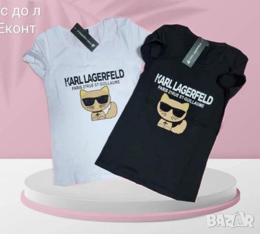 тениски karl lagerfeld , снимка 3 - Тениски - 46658181