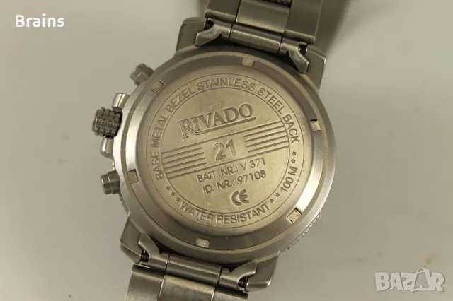 Дамски Стоманен Часовник RIVADO Pro Chrono Quartz, снимка 8 - Дамски - 50017960