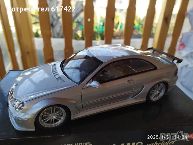 1:18 Модели на MERCEDES-BENZ CLK DTM AMG coupe cabriolet KYOSHO, снимка 9 - Колекции - 48912847