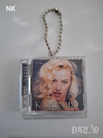 мини CD клюдържател на Камелия-Златна рибка