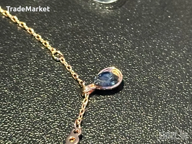 Ново Дамско Колие с висулки Swarovski Swarovski Duo Evil Eye Pendant във финиш розово злато, снимка 6 - Колиета, медальони, синджири - 54279870