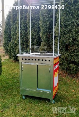 Количка за царевица на пара , снимка 3 - Колички за царевица - 53128907