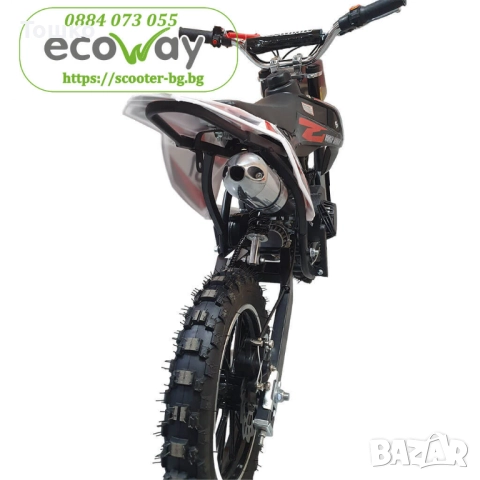 Детски бензинов кросов мотор EcoWay D7-07 Двигател: 49CC, 2-тактов, едноцилиндров Максимална скорост, снимка 4 - Мотоциклети и мототехника - 51601243