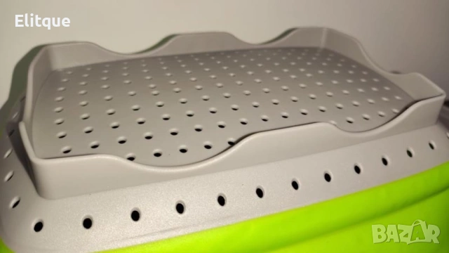 Сгъваема правоъгълна кошница за измиване и изцеждане на плодове и зеленчуци, снимка 16 - Аксесоари за кухня - 53447520