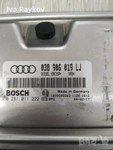 Компютър двигател за Audi A4 B6 , 038 906 019 LJ , 0281011222, снимка 3 - Части - 48499177