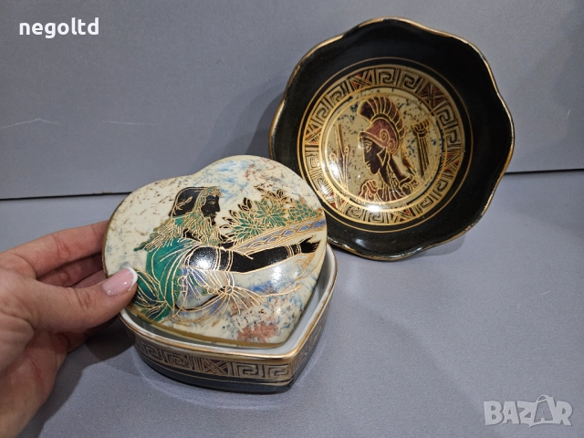 КОЛЕДЕН ПОДАРЪК! УНИКАЛЕН ВИНТИДЖ КОМПЛЕКТ – САМО ЗА 20 ЛВ!, снимка 3 - Декорация за дома - 52469508