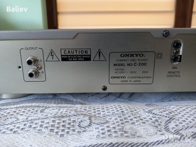 ONKYO C-200 CD PLAYER , снимка 4 - Аудиосистеми - 46304980