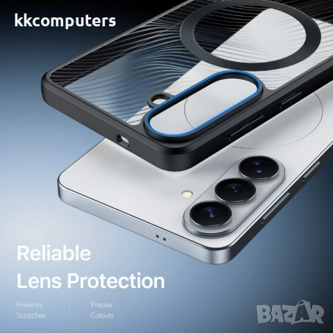 DUX DUCIS Aimo Магнитен Калъф за Samsung S26+ - PC+TPU, MagSafe, 1.2m SGS, REACH, Черен, снимка 7 - Калъфи, кейсове - 53705597