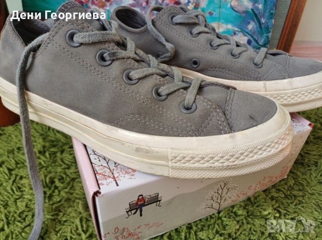 Converse кецове естествен велур , снимка 9 - Кецове - 46004208