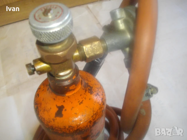 KAYSER немска оригинална газова горелка с бутилка маркуч и редуцир вентил , снимка 17 - Други инструменти - 51310853