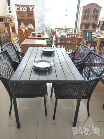 Градинска маса и четири стола, снимка 5 - Маси - 45694581