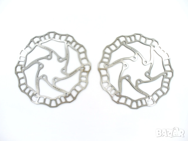 Quaxar Lynx 140mm 6-Bolt IS леки ротори дискове за спирачки за шосеен и МТБ планински байк, снимка 3 - Части за велосипеди - 51817310