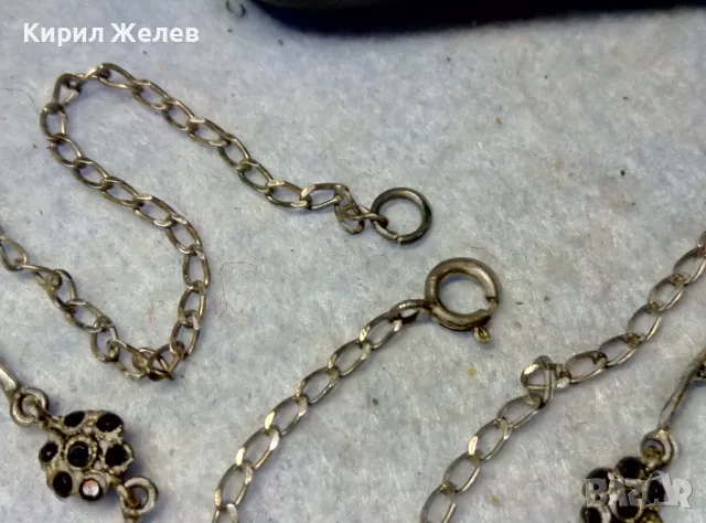 РАЗКОШНО ФЛОРАЛНО СКЪПОЦЕННО СРЕБЪРНО КОЛИЕ СРЕБРО 925 с ЮВЕЛИРНО ФАСЕТИРАНИ МАРКАЗИТИ 37725, снимка 12 - Колиета, медальони, синджири - 49606164