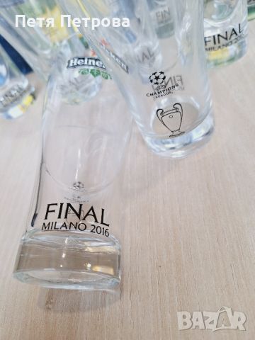 💠11 чаши за бира Heiniken
💠Шампионска лига UEFA
💠Final MILANO 2016 г., снимка 8 - Чаши - 45583668