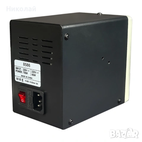 Станция за запояване Sumsour 8586 горещ въздух, поялник, дигитален дисплей., снимка 6 - Друга електроника - 53411420