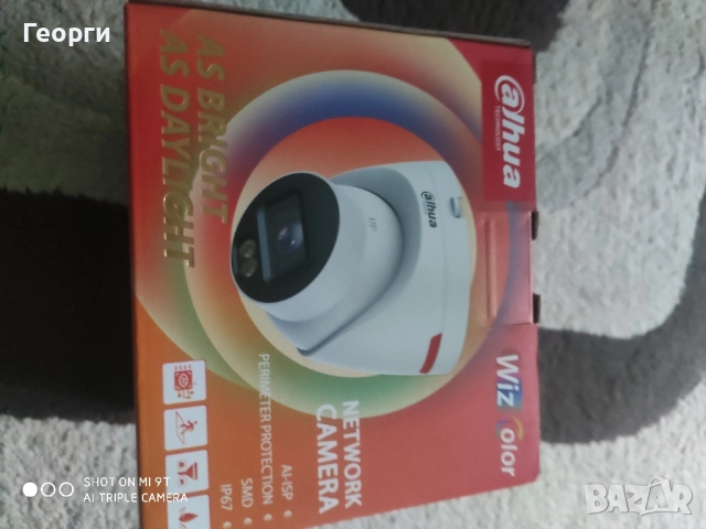 IP куполна камера 8MP 2.8 mm IR-30 микрофон PFA13A-E - DAHUA IPC-HDW1839T-A-IL-0280B-S6 