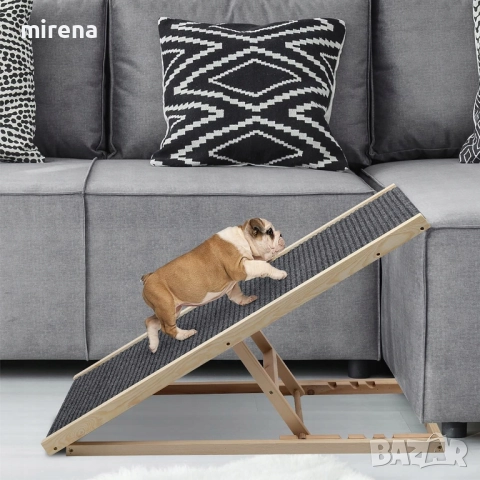 Рампа за кучета и котки, 4 нива на регулиране, Неплъзгаща се 13