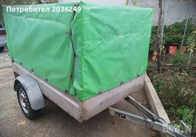 Ремарке Stema с брезент- Нов внос от Германия, снимка 2 - Ремаркета - 53500123