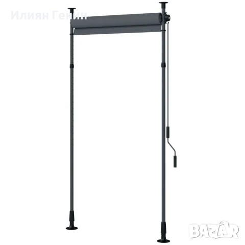 Самостоятелна тента Outsunny, регулируема дължина, не е необходимо пробиване, алуминиева рамка 