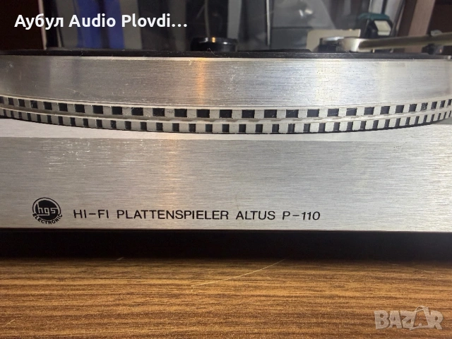 Грамафон Hi-Fi Plattenspieler Altus P-100 , снимка 10 - Грамофони - 53286756