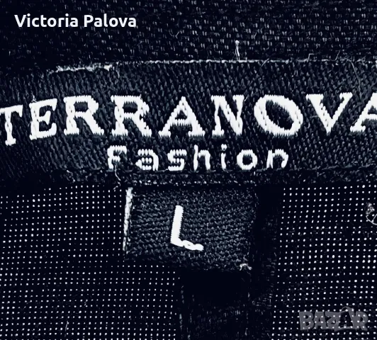 Модерна черна риза TERRANOVA FASHION , снимка 5 - Ризи - 48523103