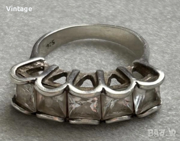 Сребърен пръстен  , снимка 3 - Пръстени - 53355926