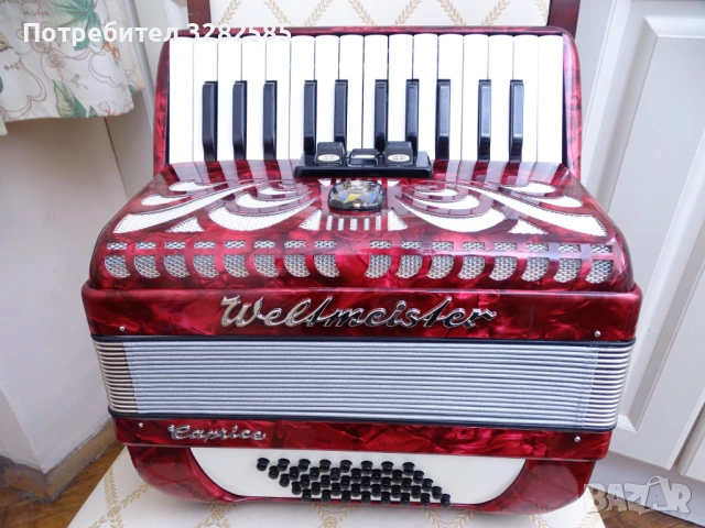 Нов акордеон Велтмайстер Каприс 40 баса, снимка 2 - Акордеони - 53702934