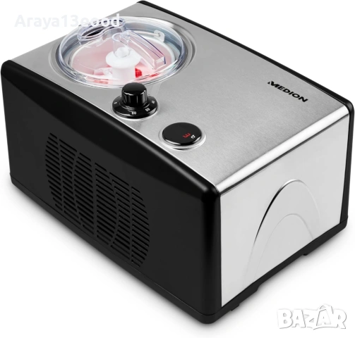 MEDION MD 18387 Професионална машина за сладолед и йогурт, 1,5 литра