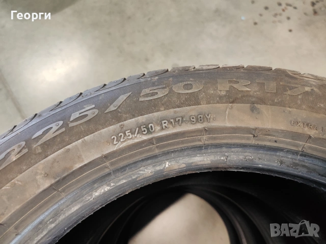 4бр.летни гуми 225/50/17 Pirelli, снимка 5 - Гуми и джанти - 53910623