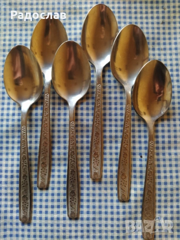 стари руски прибори за хранене , снимка 2 - Прибори за хранене, готвене и сервиране - 53070432