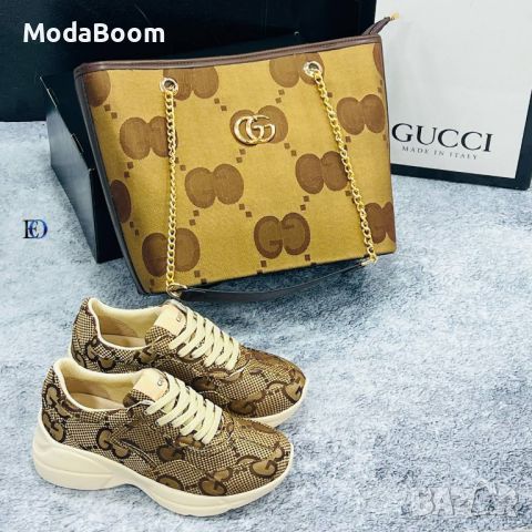 😍Gucci стилни дамски комплекти😍, снимка 3 - Маратонки - 46507024