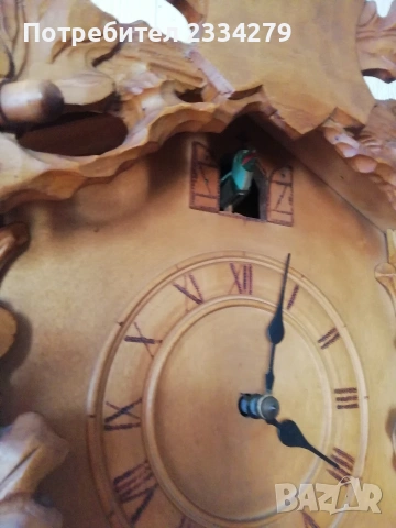 Стар часовник ,,Шварцвалд-кукувица", N:2 часовник с метростанция, снимка 4 - Антикварни и старинни предмети - 53137153