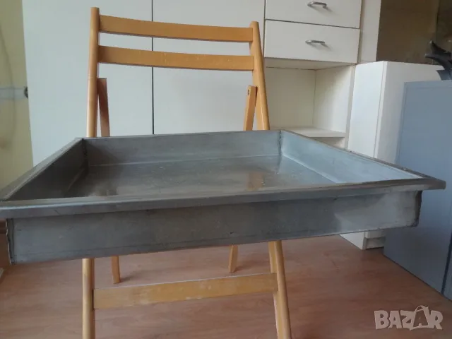 Голяма тава за печене - неръждавейка, снимка 3 - Съдове за готвене - 50124658