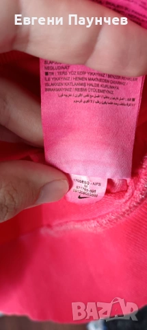 Дамска блуза Nike в размер М розов цвят , снимка 4 - Блузи с дълъг ръкав и пуловери - 53526929