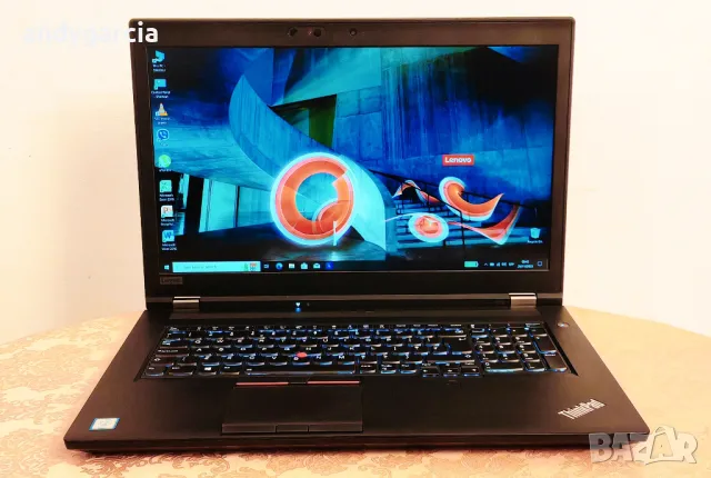  ThinkPad P72/Core i7-8850H/16GB RAM/256GB SSD NVME/NVidia Quadro P2000 4GB/17.3 FHD IPS WorkStation, снимка 1 - Лаптопи за работа - 47862637