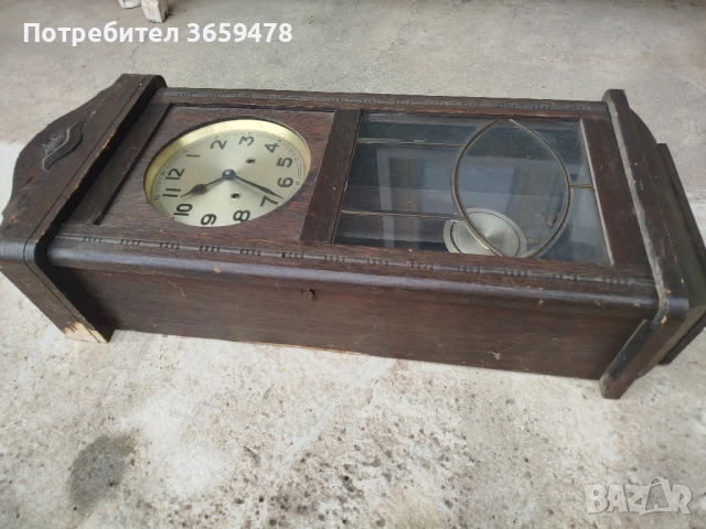Стар стенен часовник , снимка 5 - Антикварни и старинни предмети - 51422421
