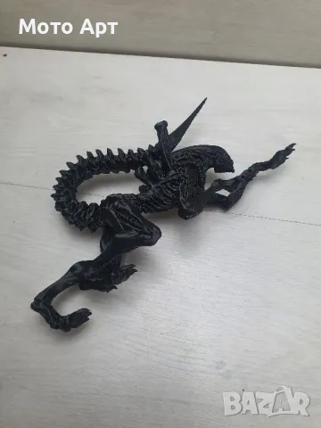 Пришелеца Алиен Alien Xenomorph 3D Принт Фигура Декорация Филм, снимка 3 - Декорация за дома - 48522377