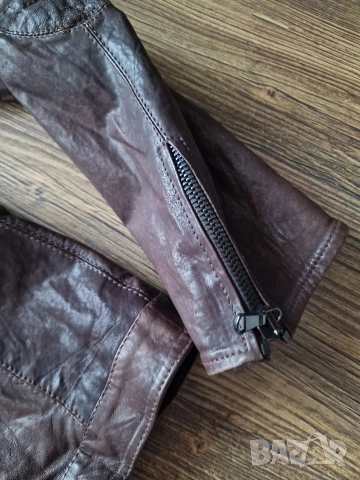 Страхотно мъжко кожено яке BLUPEL , естествена кожа, размер 2XL, снимка 6 - Якета - 52844423