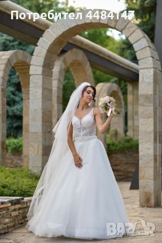 Сватбена рокля, снимка 3 - Рокли - 50429333