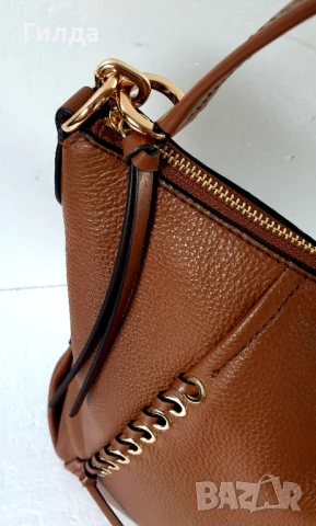 Michael Kors SIA чанта естествена кожа налична, снимка 5 - Чанти - 51359537