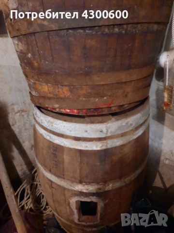 Бурета за вино 220л. малко използвани 
