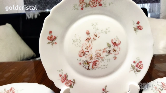 френски аркопал чинии , снимка 3 - Антикварни и старинни предмети - 22462804