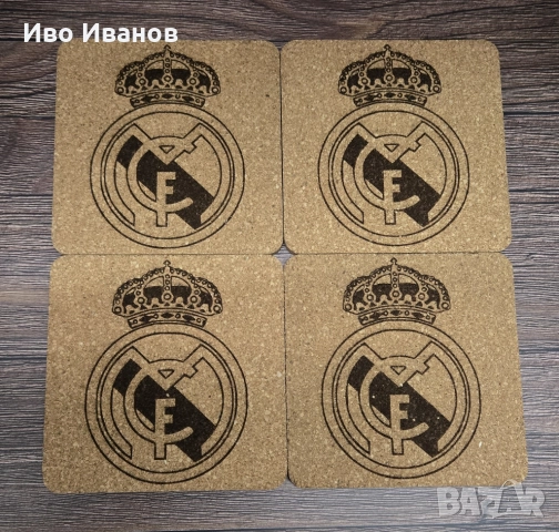 Комплект подложки за чаши (coaster) Real Madrid