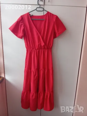 червена рокля , снимка 4 - Рокли - 50433068