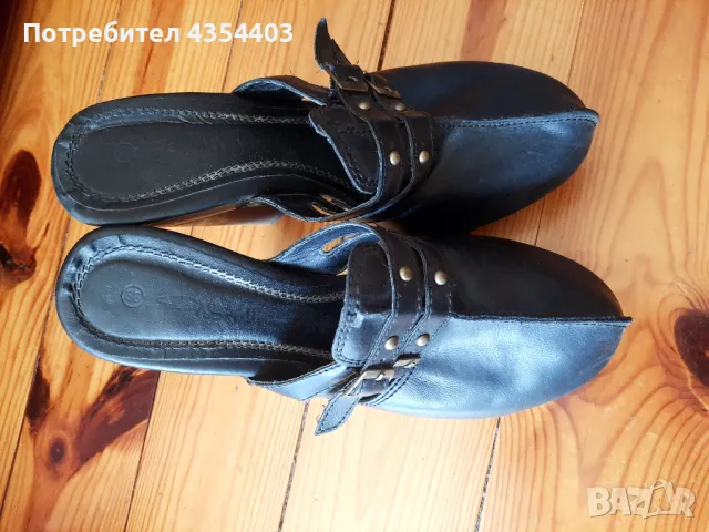 Дамско сабо с висок ток № 38, снимка 2 - Дамски обувки на ток - 49769123